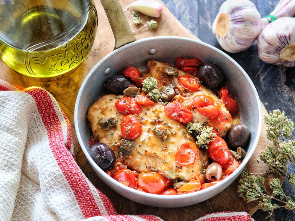 Poitrine de poulet à la méditerranéenne