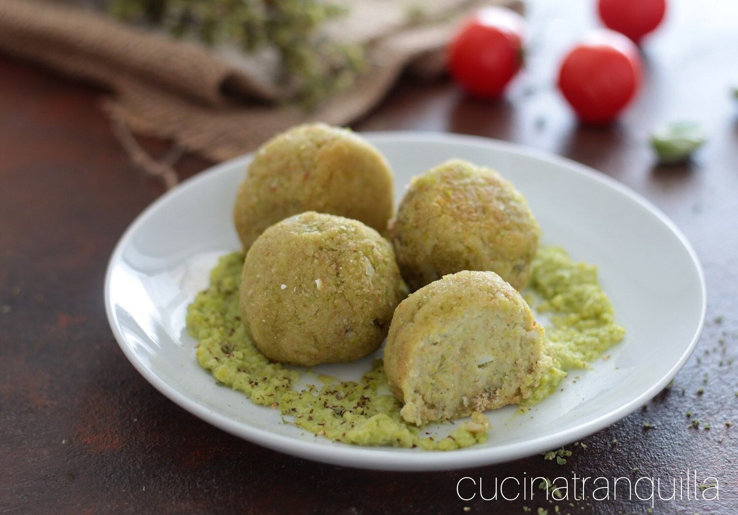 Boulettes de morue cuites au four