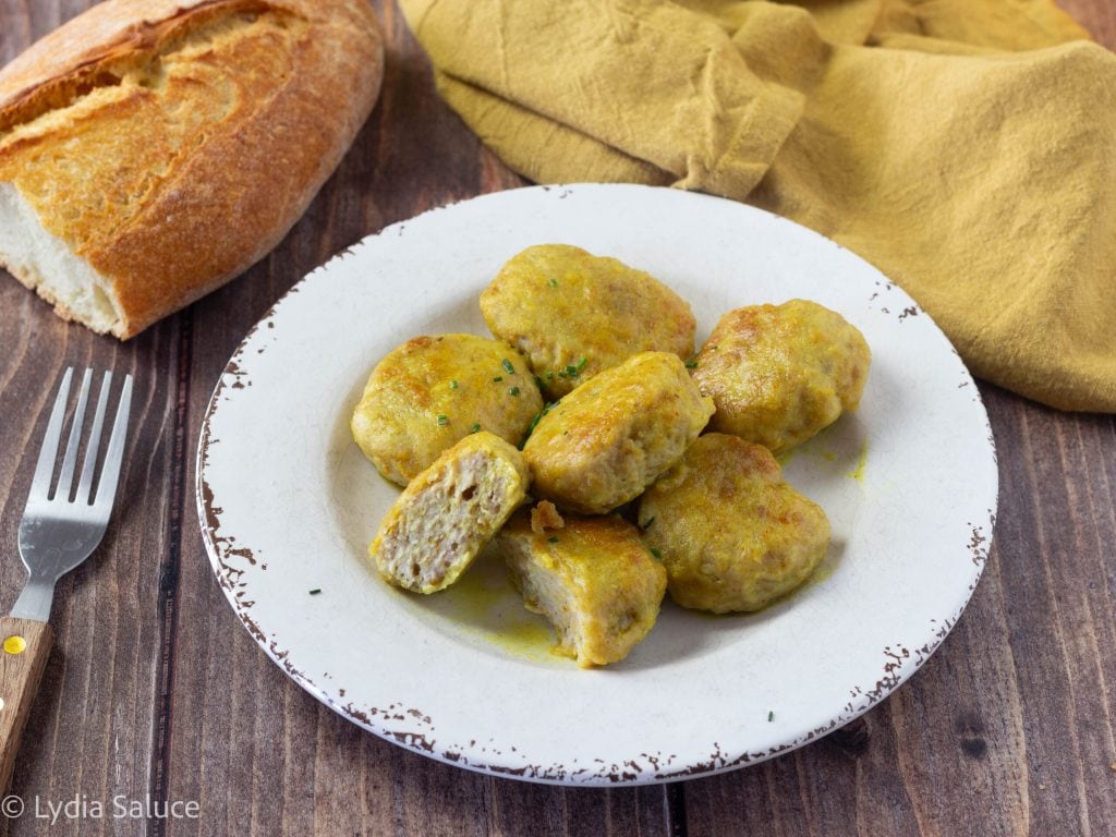 Boulettes de poulet au curry
