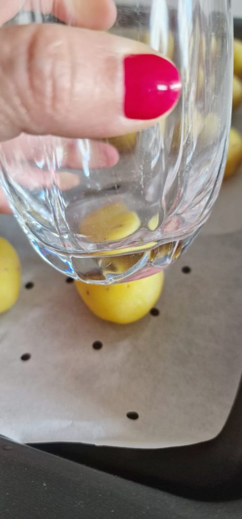 Pommes de terre écrasées