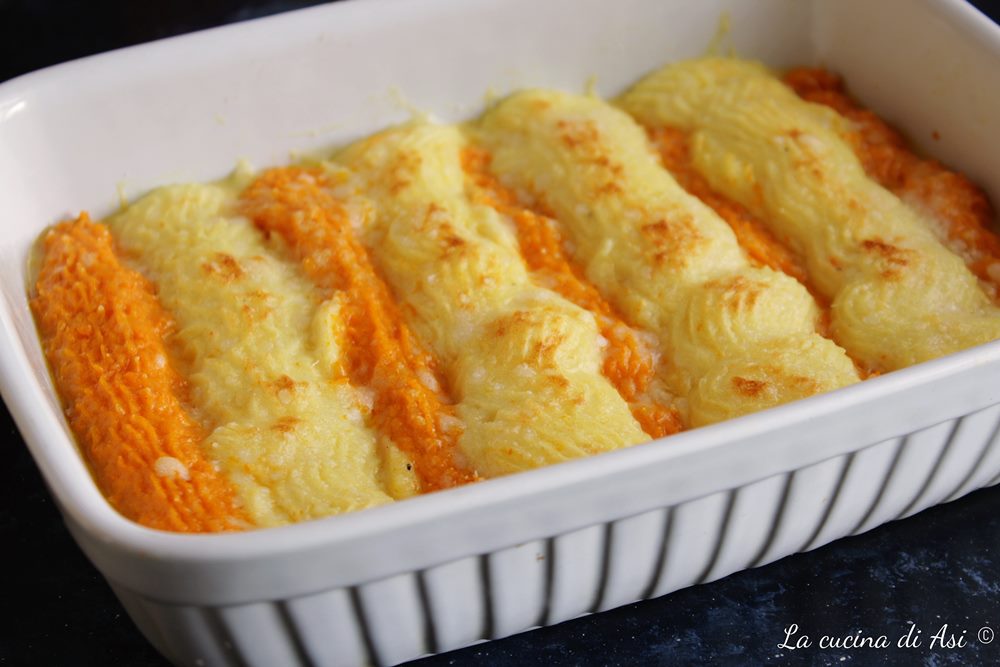 Pommes de terre et carottes en purée