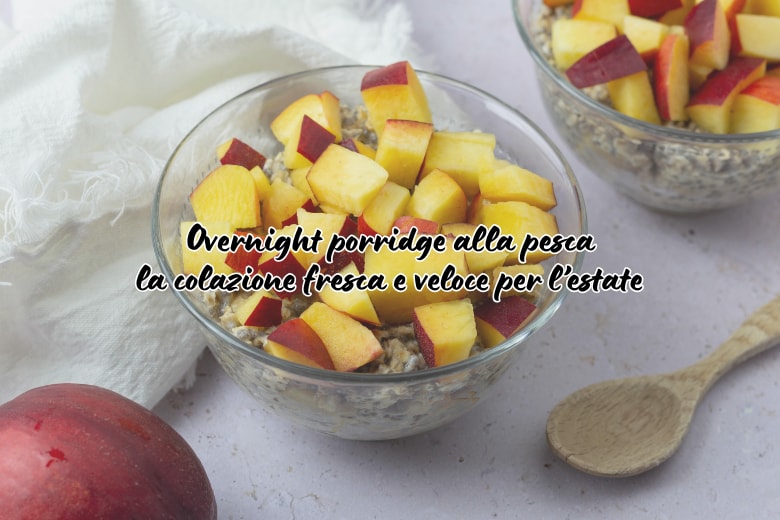 Porridge de Nuit à la Pêche