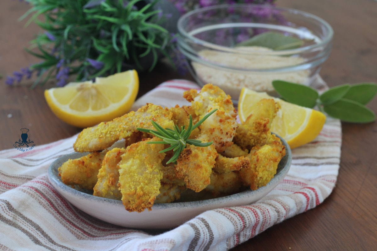 Poulet au citron dans la friteuse à air