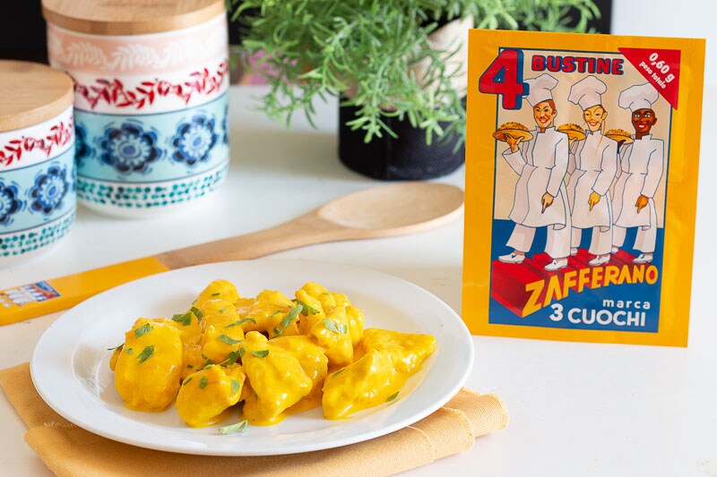 Poulet au safran et citron