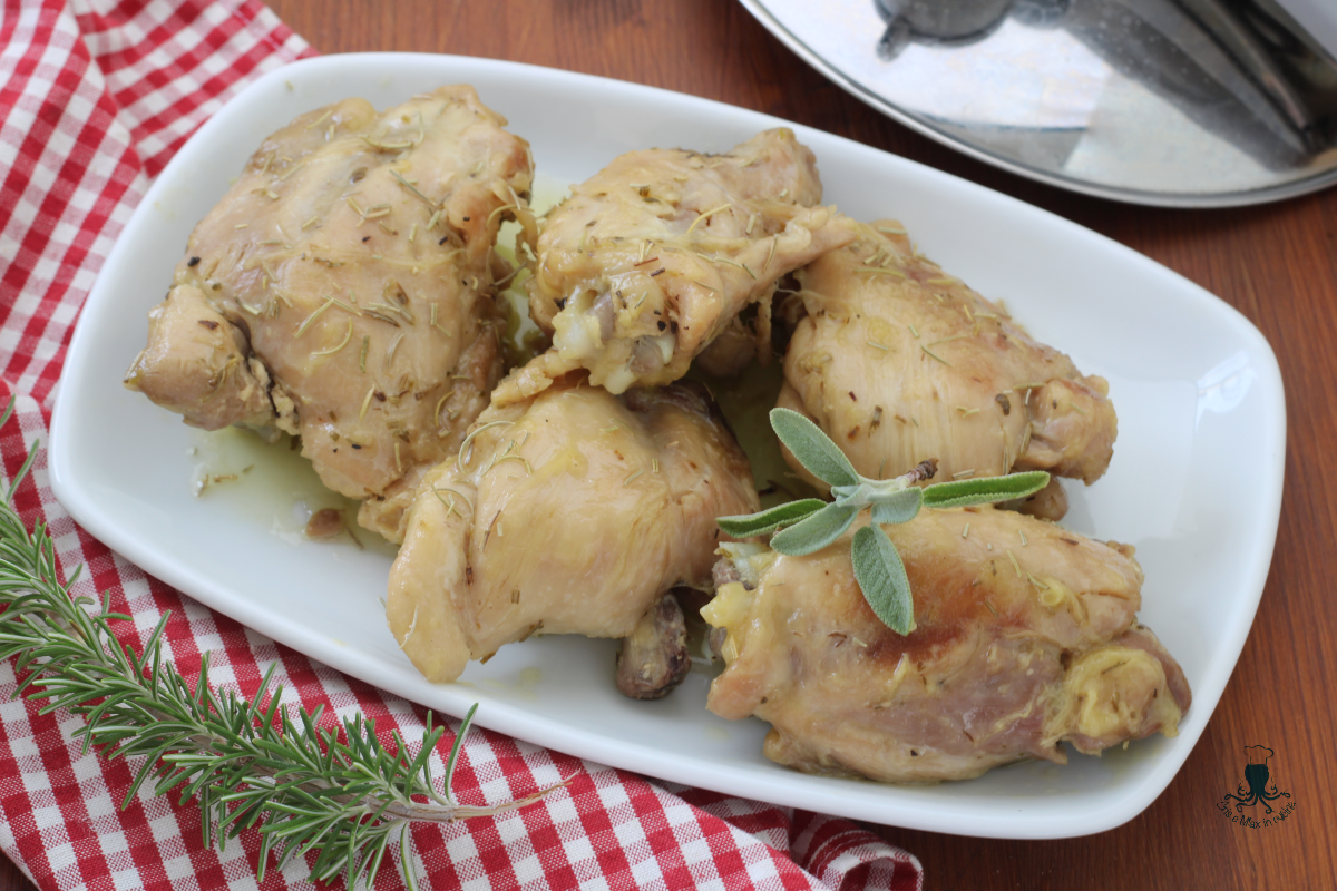 Poulet rôti à la cocotte-minute, recette facile et rapide.