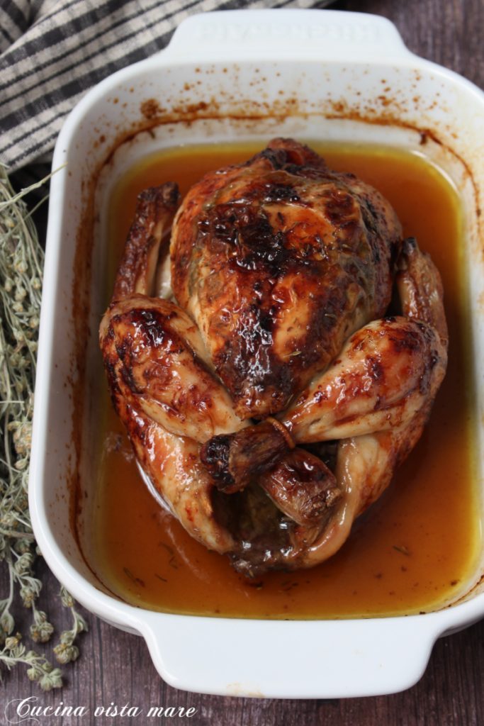 Poussin au Genepy Cuisine vue mer