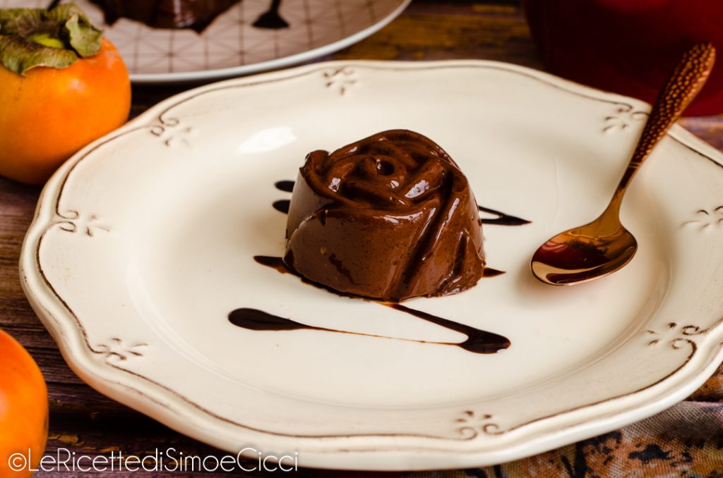 Pudding de kakis et cacao
