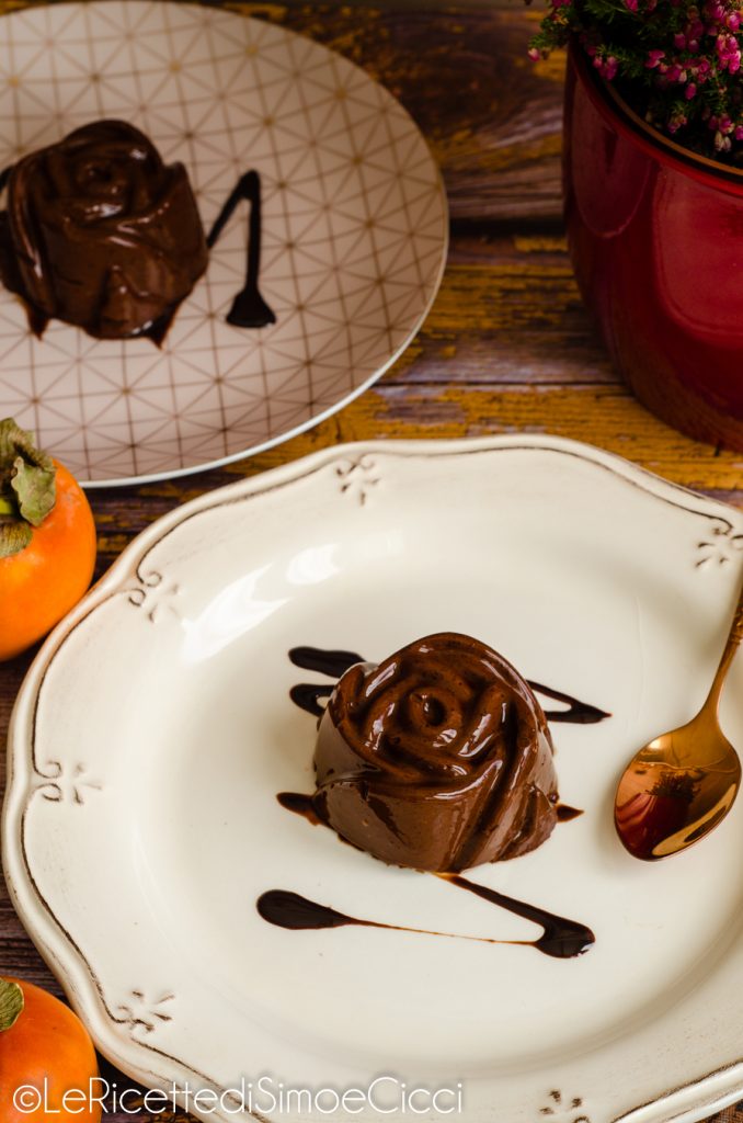 Pudding de kakis et cacao