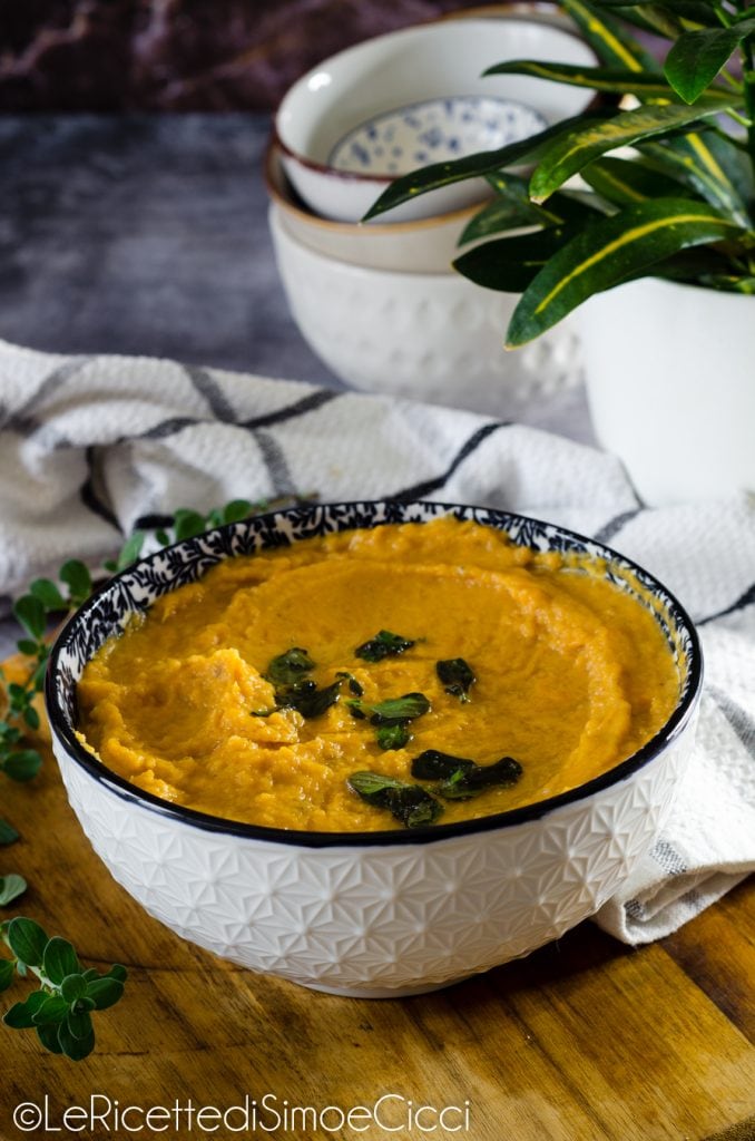 Purée de patates douces