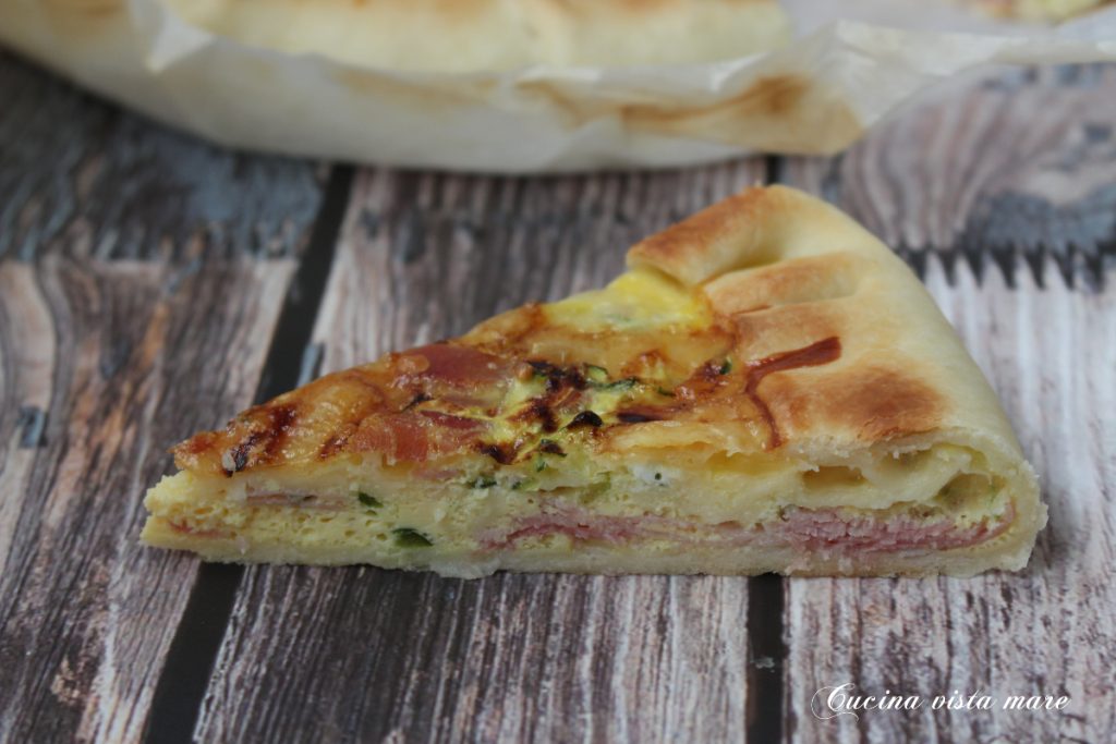 Quiche au jambon cuit et courgettes Cuisine vue sur mer