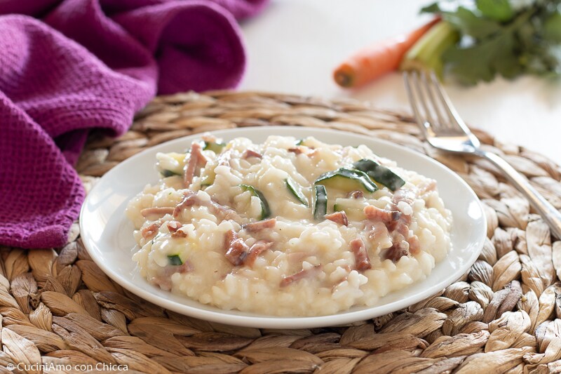 RISOTTO CRÉMEUX AVEC SPECK