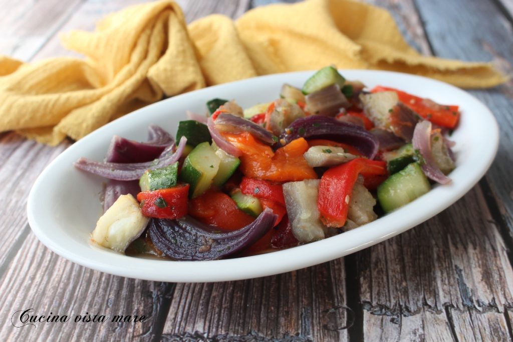 Ragoût de légumes Cuisine vue mer