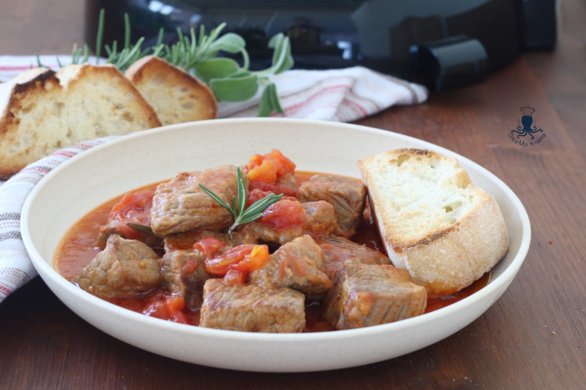 Ragoût de veau à la cacciatora au multicooker