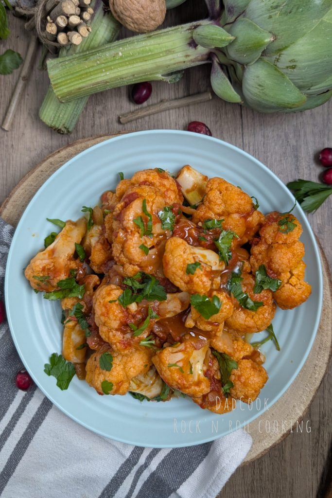 Recette Chou-fleur à la poêle à la tomate un accompagnement irrésistible