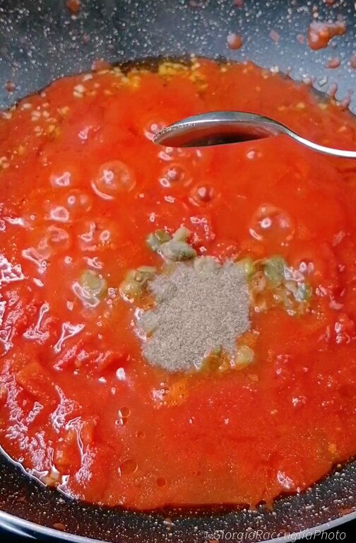 haricots verts à la tomate