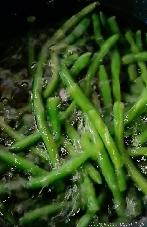 haricots verts à la tomate