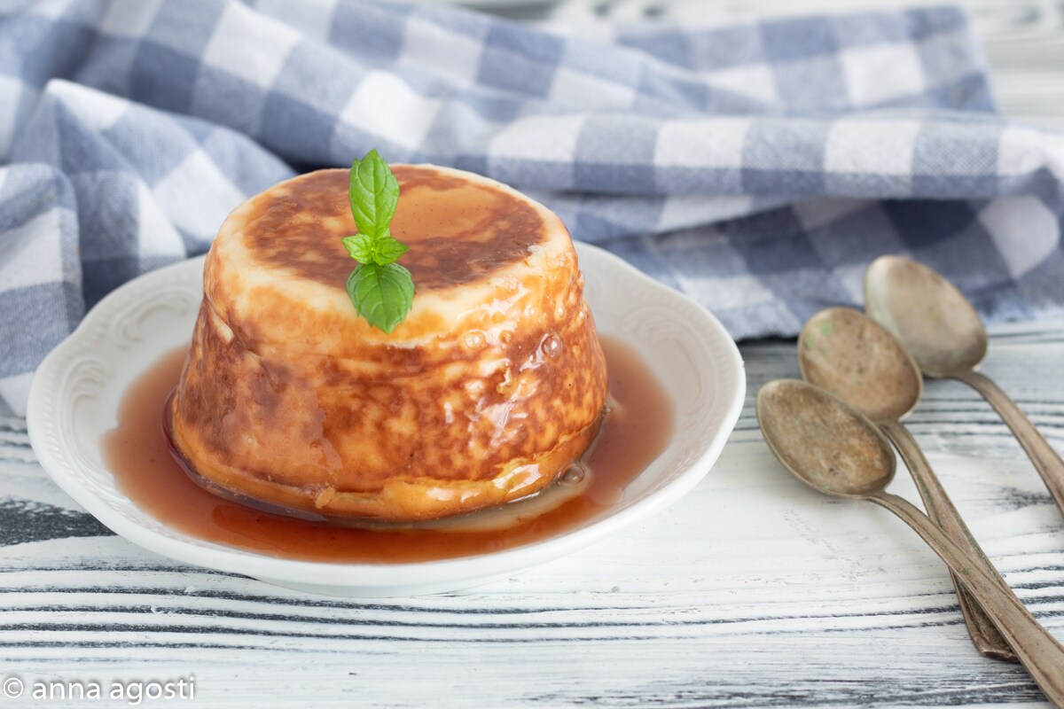 Ricotta sucrée au four