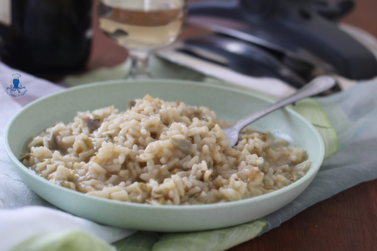 Risotto aux artichauts à la cocotte-minute