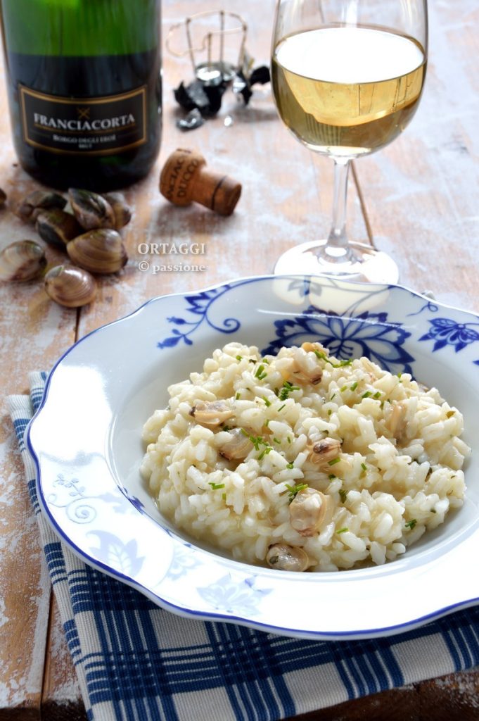 Risotto vongole e spumante ORTAGGI © passione