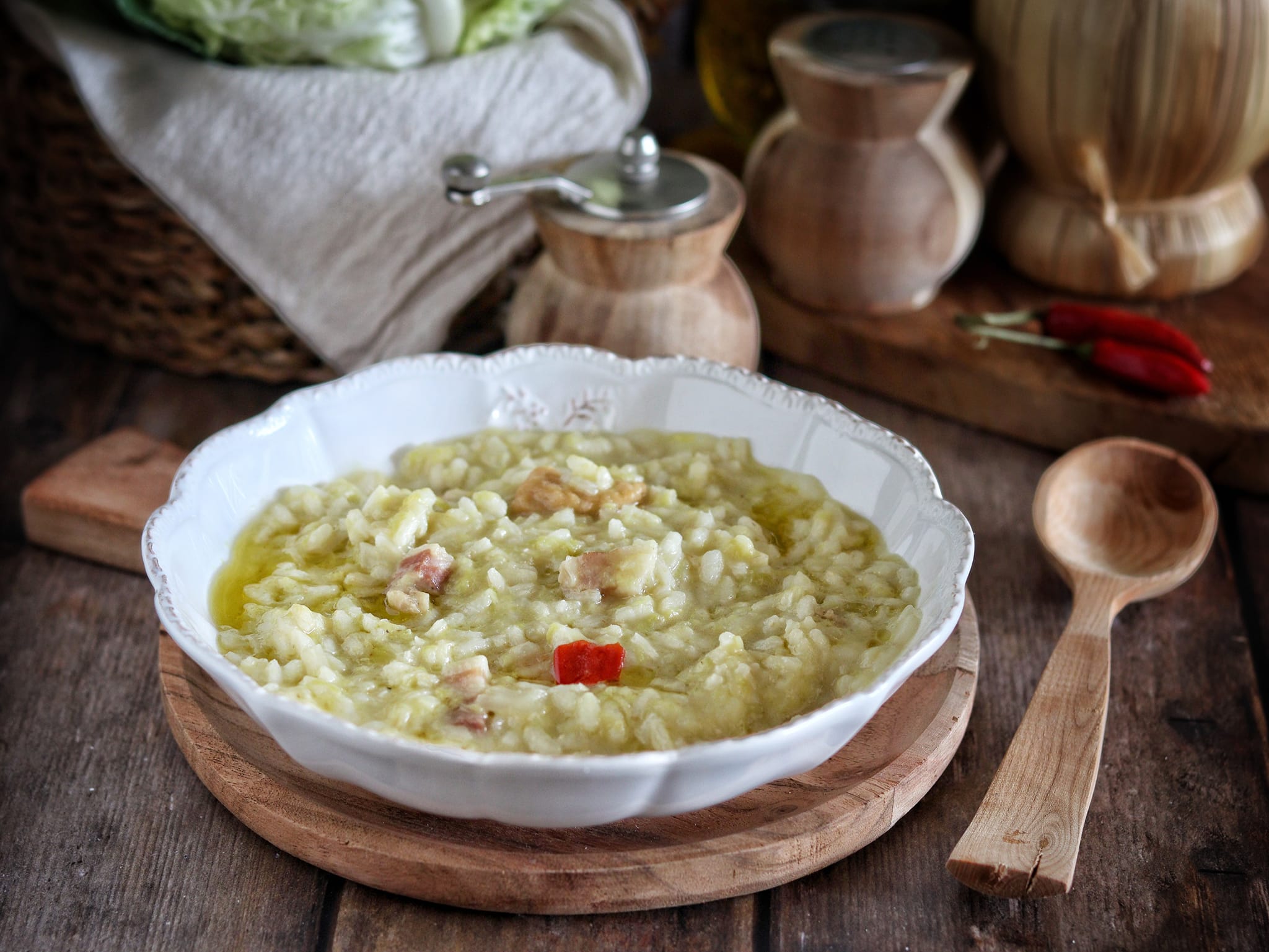 Riz et chou à la napolitaine