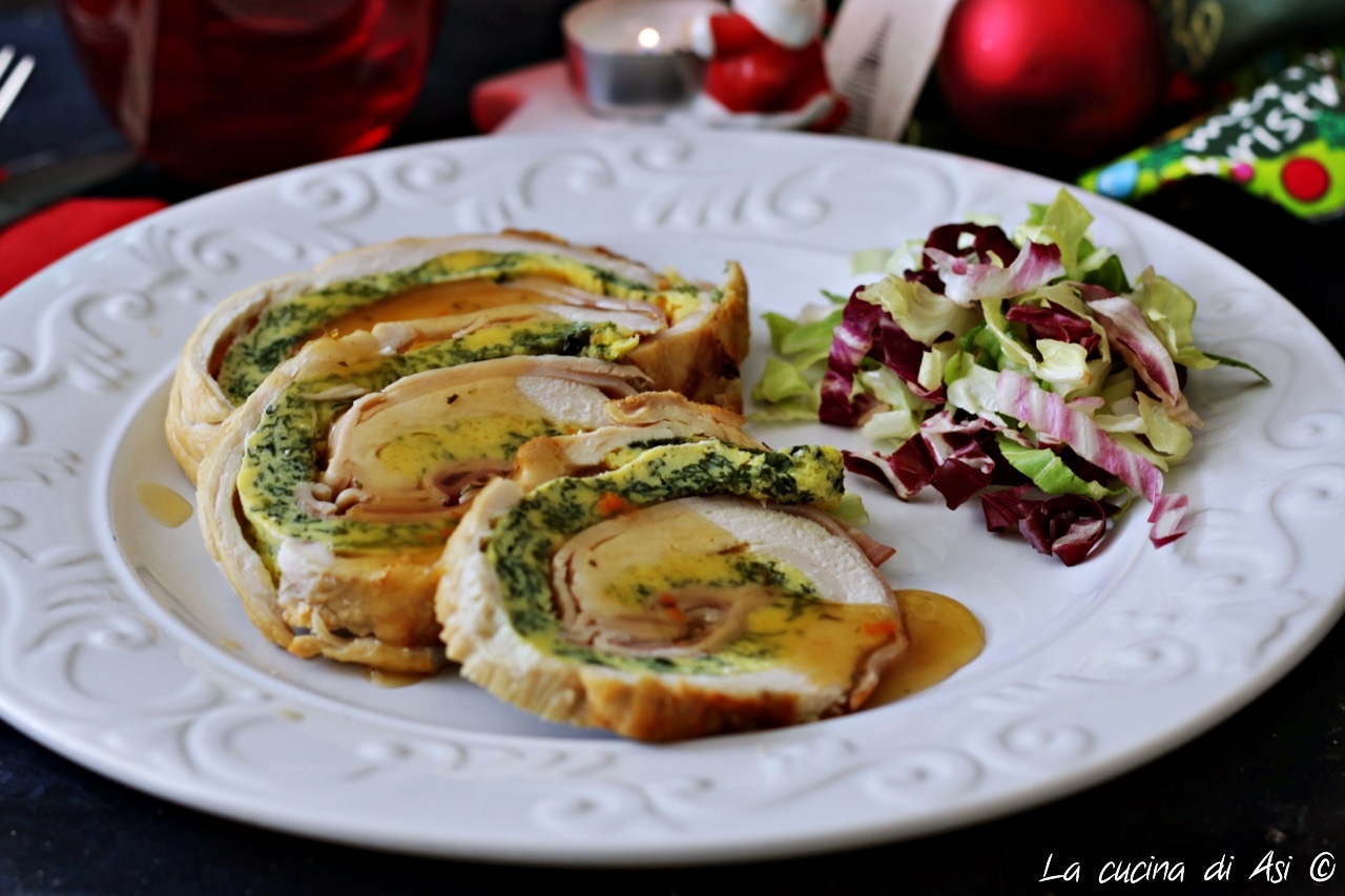 Rôti de dinde farci