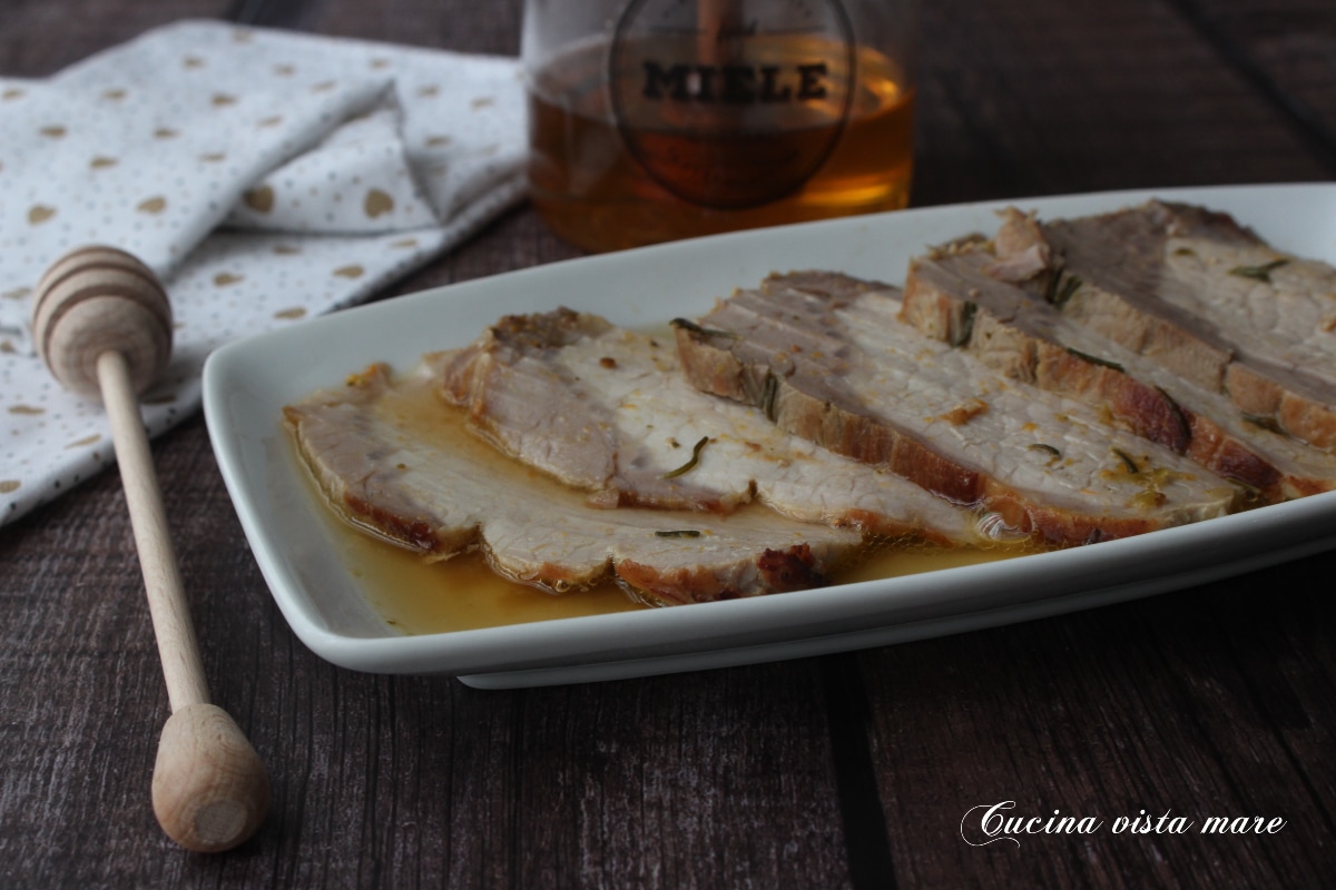 Rôti de porc au miel