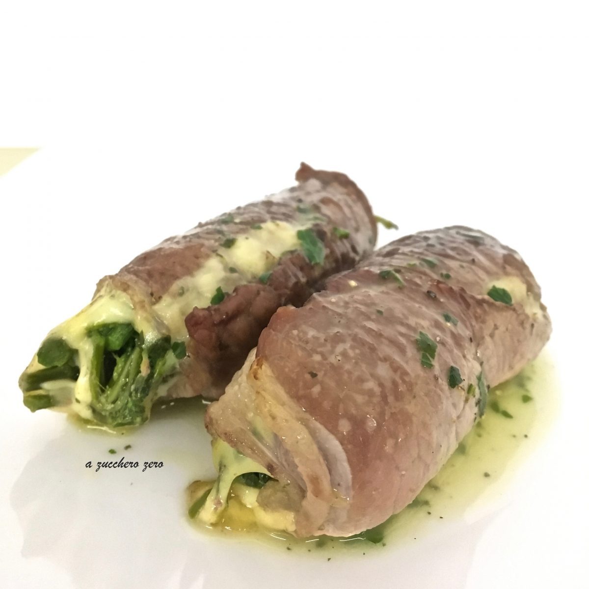 Roulades de veau avec provola ragusane et lassini