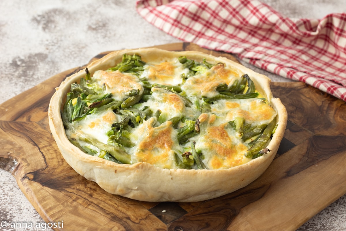 Rustique aux haricots verts