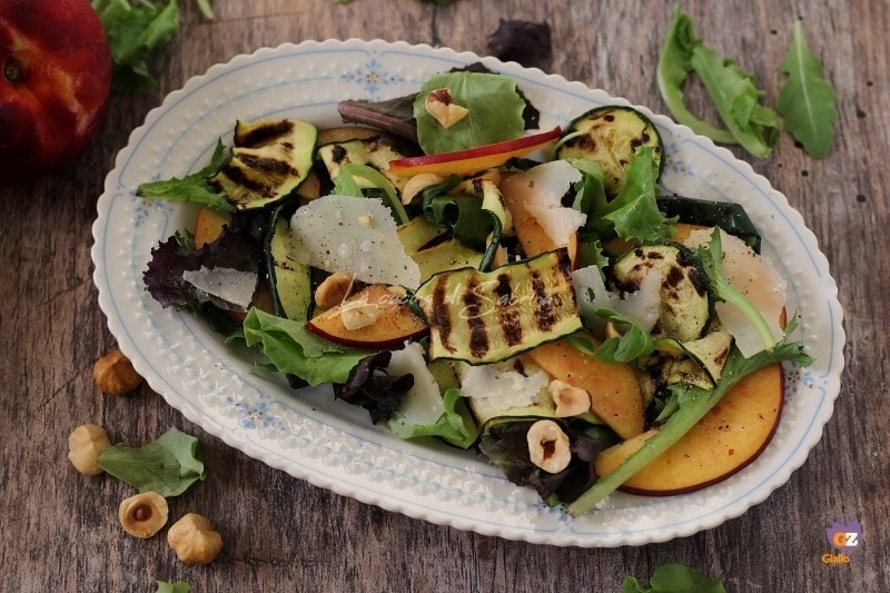 Salade de courgettes et parmesan
