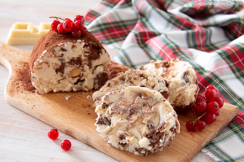 SALAME AU CHOCOLAT BLANC facile et gourmand