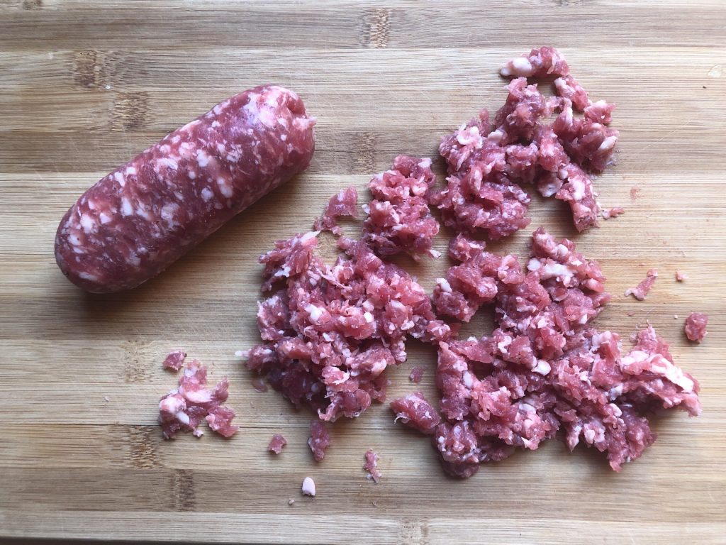saucisses pelées