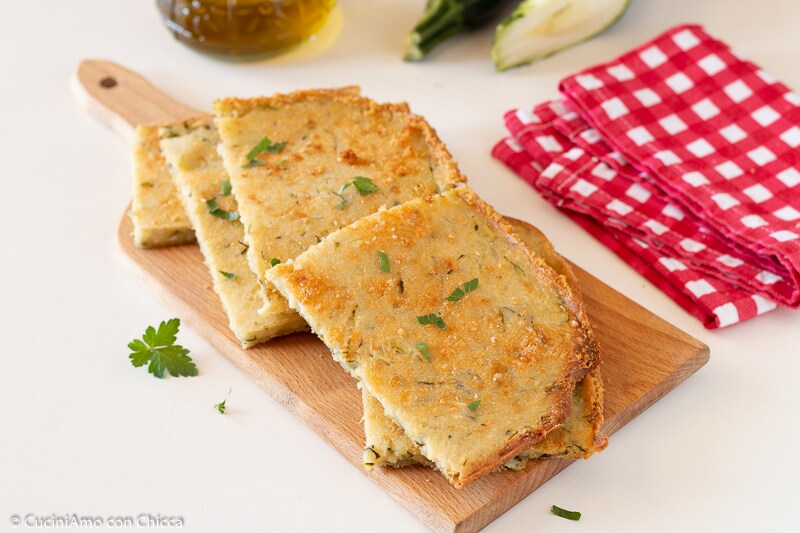 SCROCCHIARELLA AUX COURGETTES prête en 10 minutes