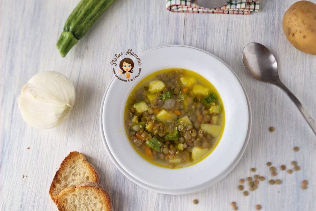 Soupe de Lentilles et Courgettes estivale à déguster même froide : le comfort food estival que vous ne soupçonniez pas !