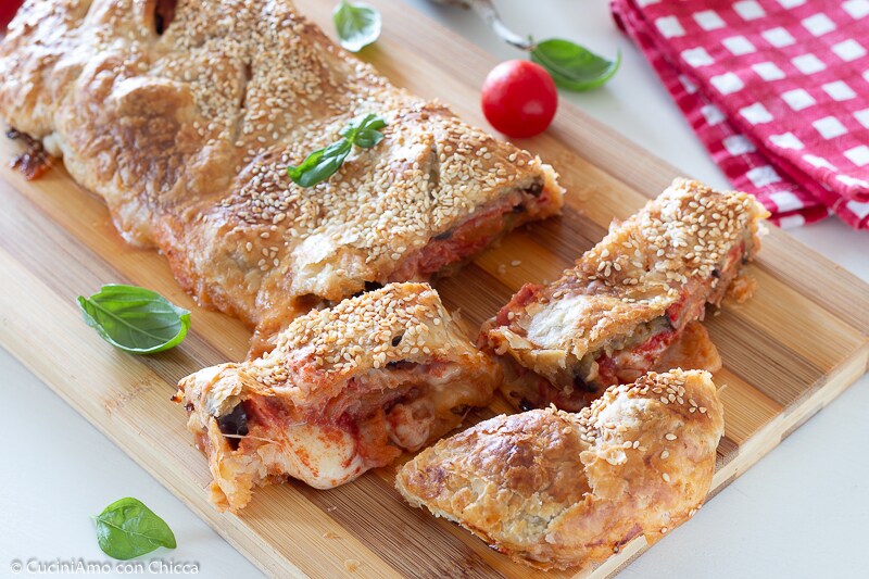 STRUDEL D’AUBERGINES rapide