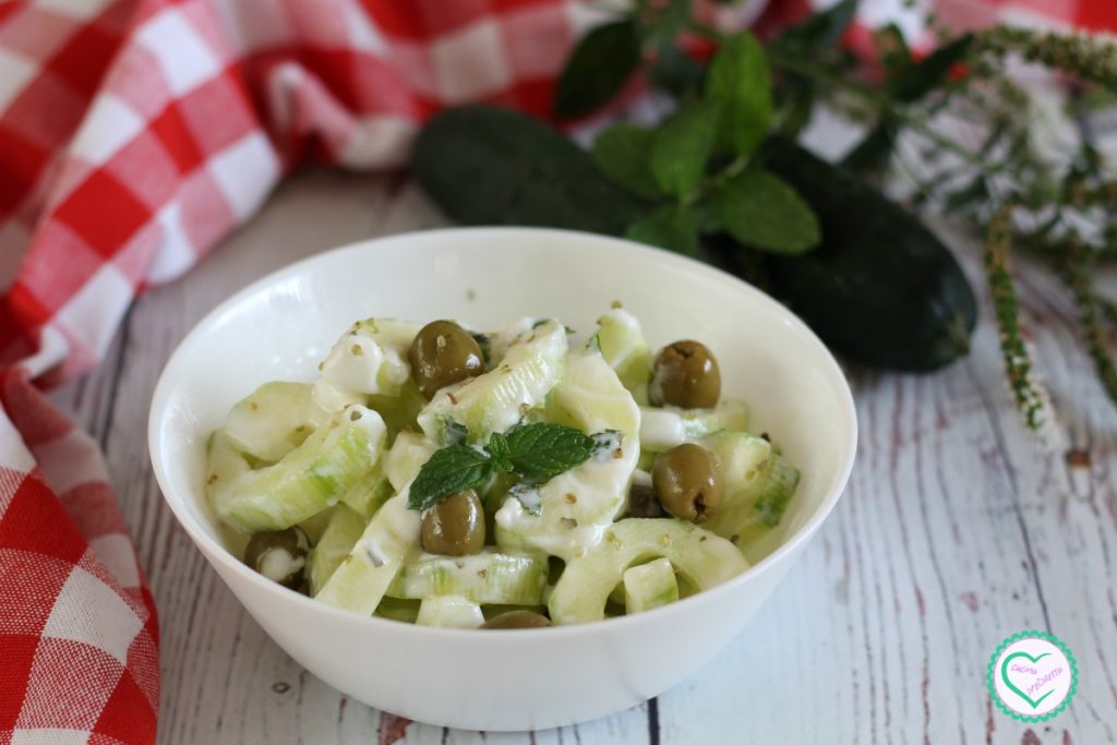 Salade de concombres au yaourt