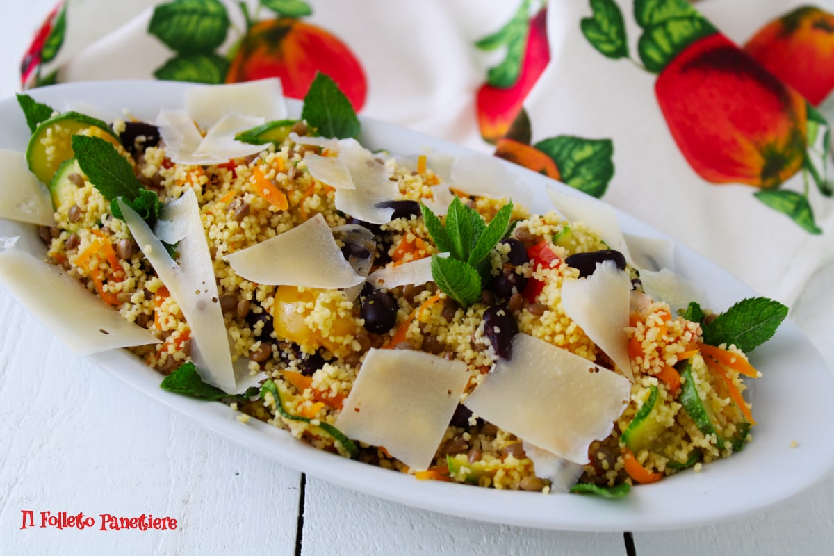 Salade de couscous aux légumes