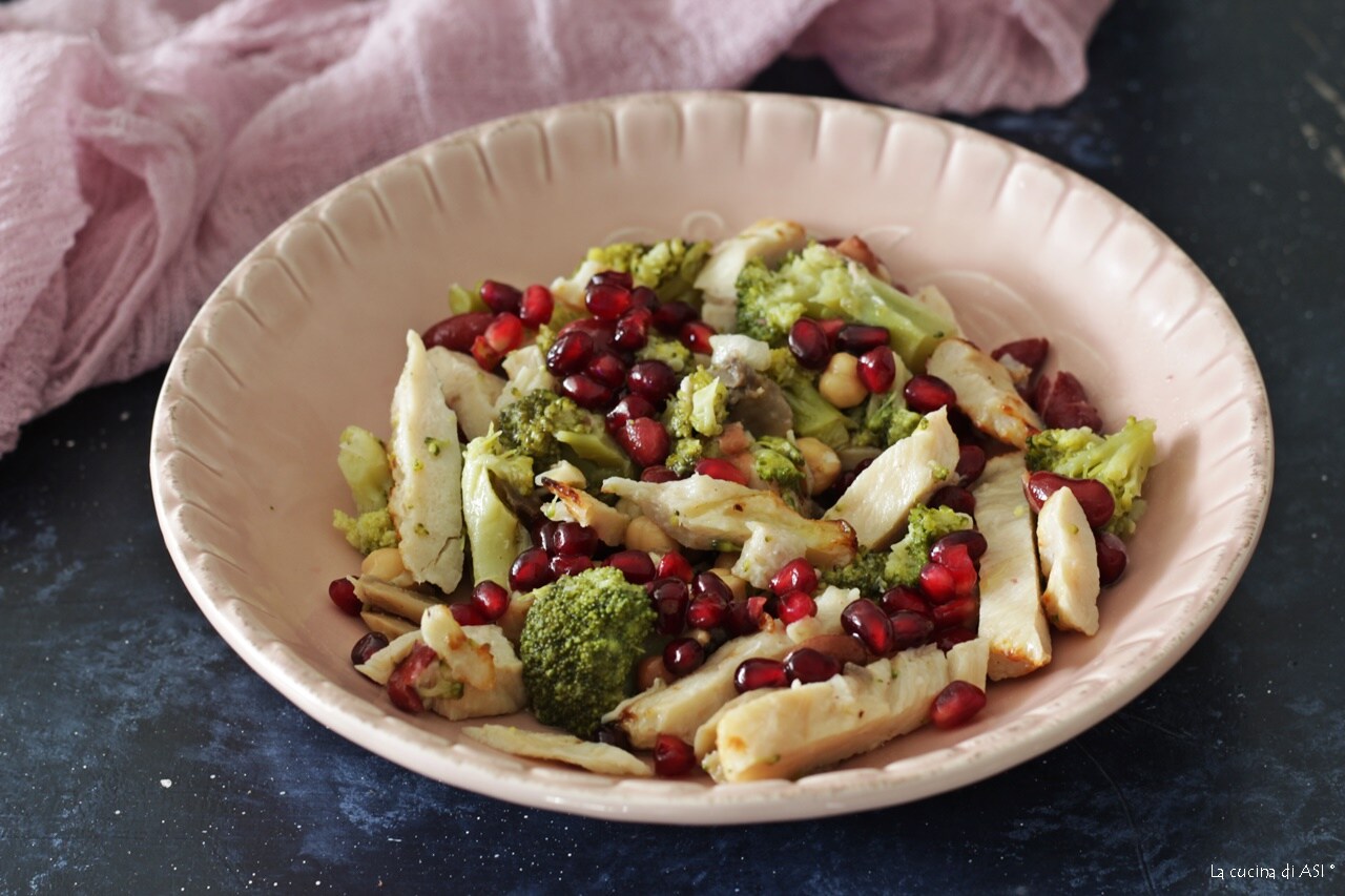 Salade de poulet hivernale