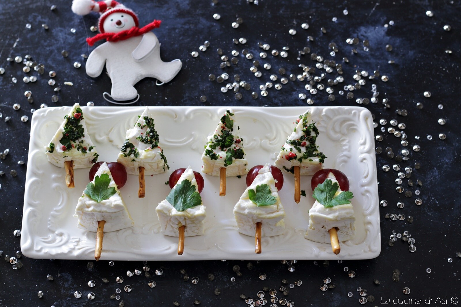 Sapinets de Noël apéritifs ultra-rapides