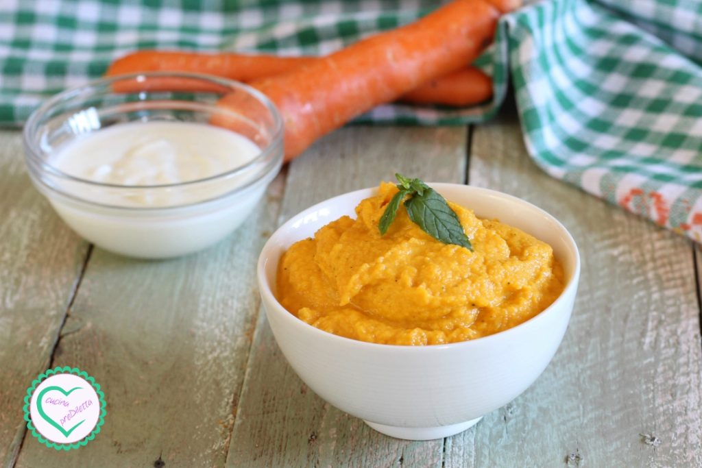 Sauce aux carottes et au yaourt