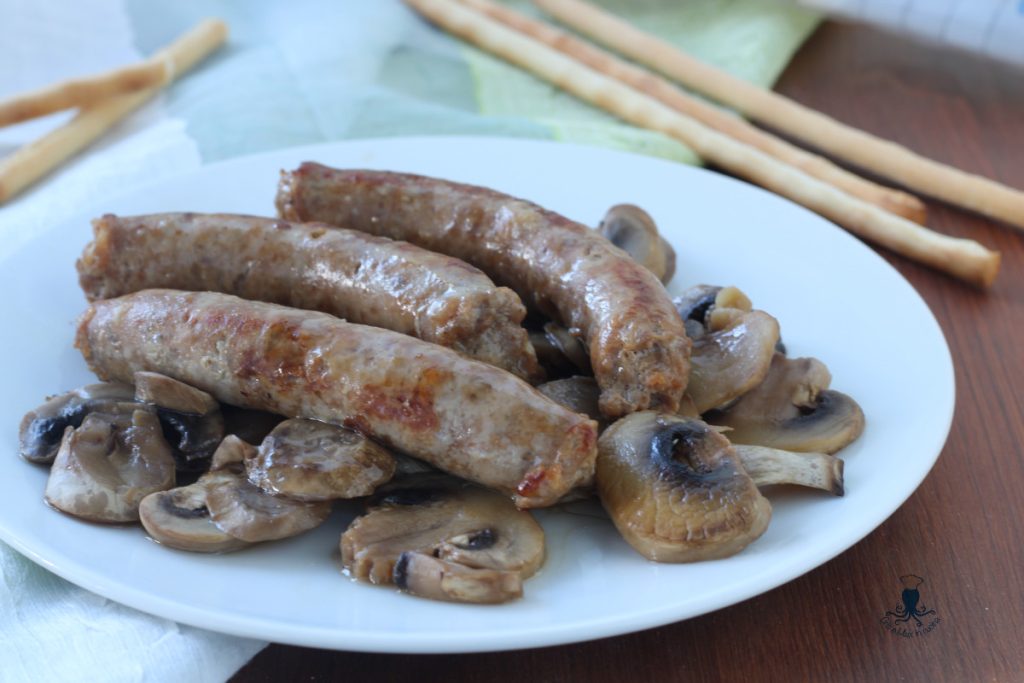 Saucisse et champignons