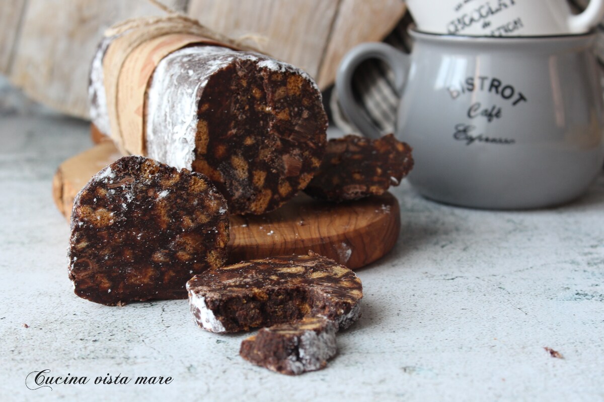 Saucisson au chocolat avec speculoos