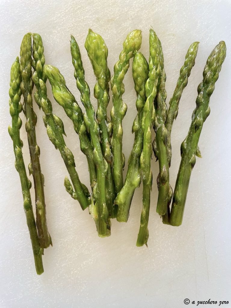 Saumon au four avec asperges léger
