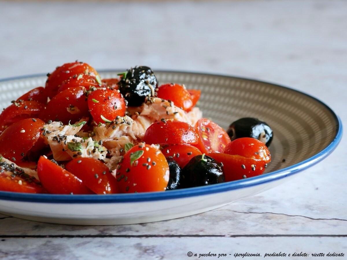 Saumon avec tomates cerises et olives | recette méditerranéenne légère et riche en goût