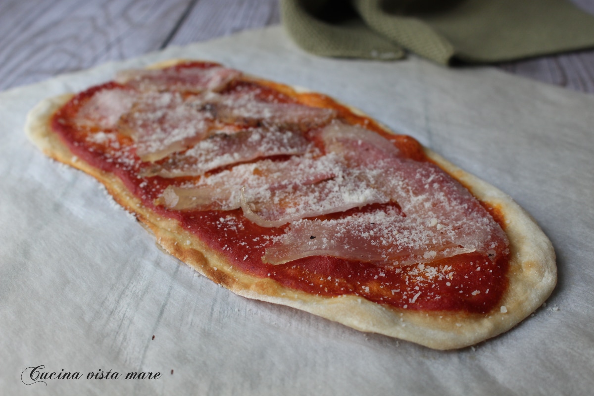 Schiacciata all’amatriciana