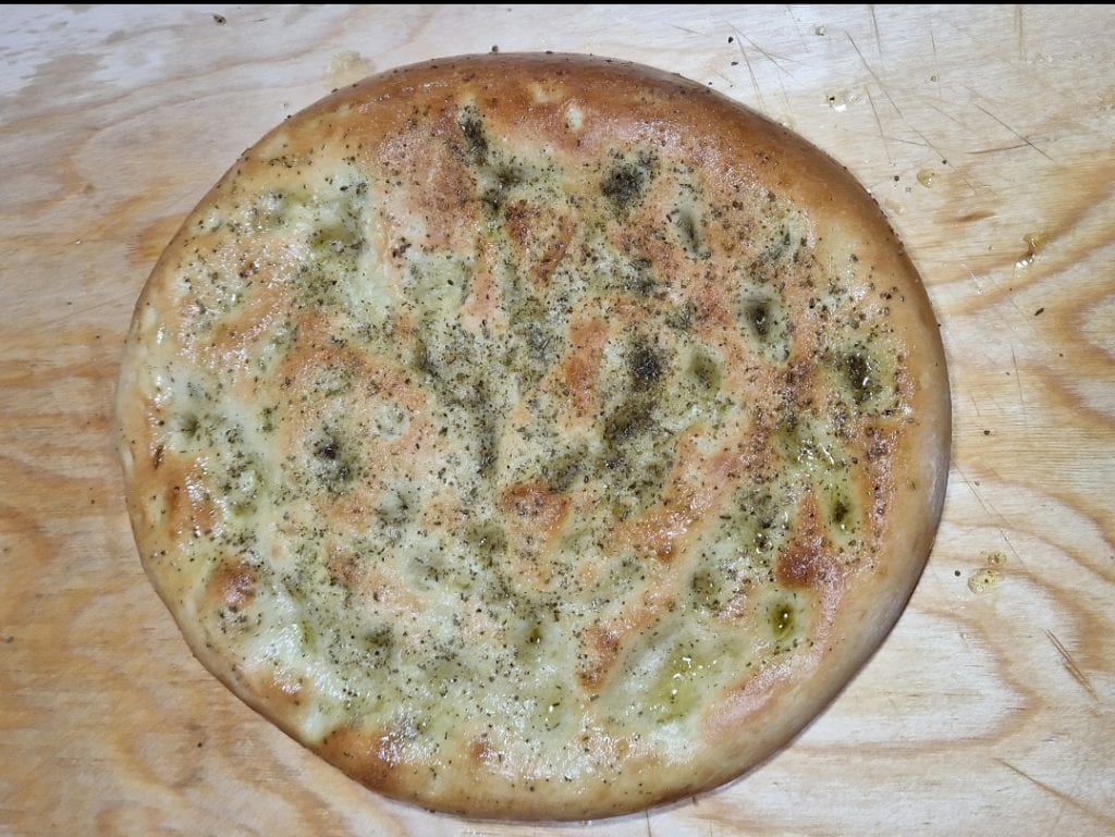 Focaccia blanche aux herbes