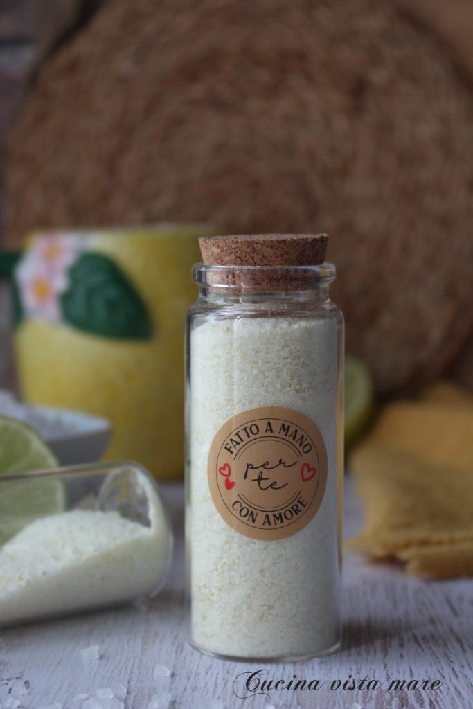 Sel aromatisé lime et gingembre Cuisine vue sur mer