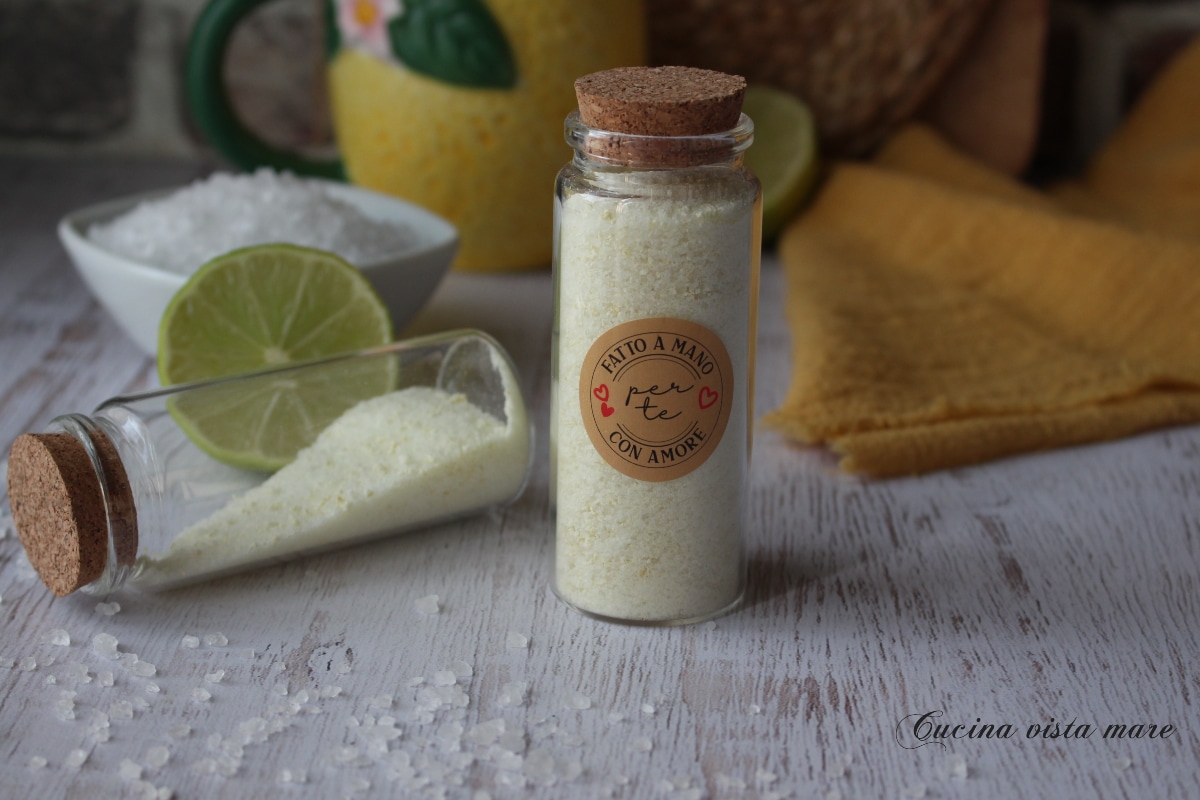 Sel aromatisé lime et gingembre