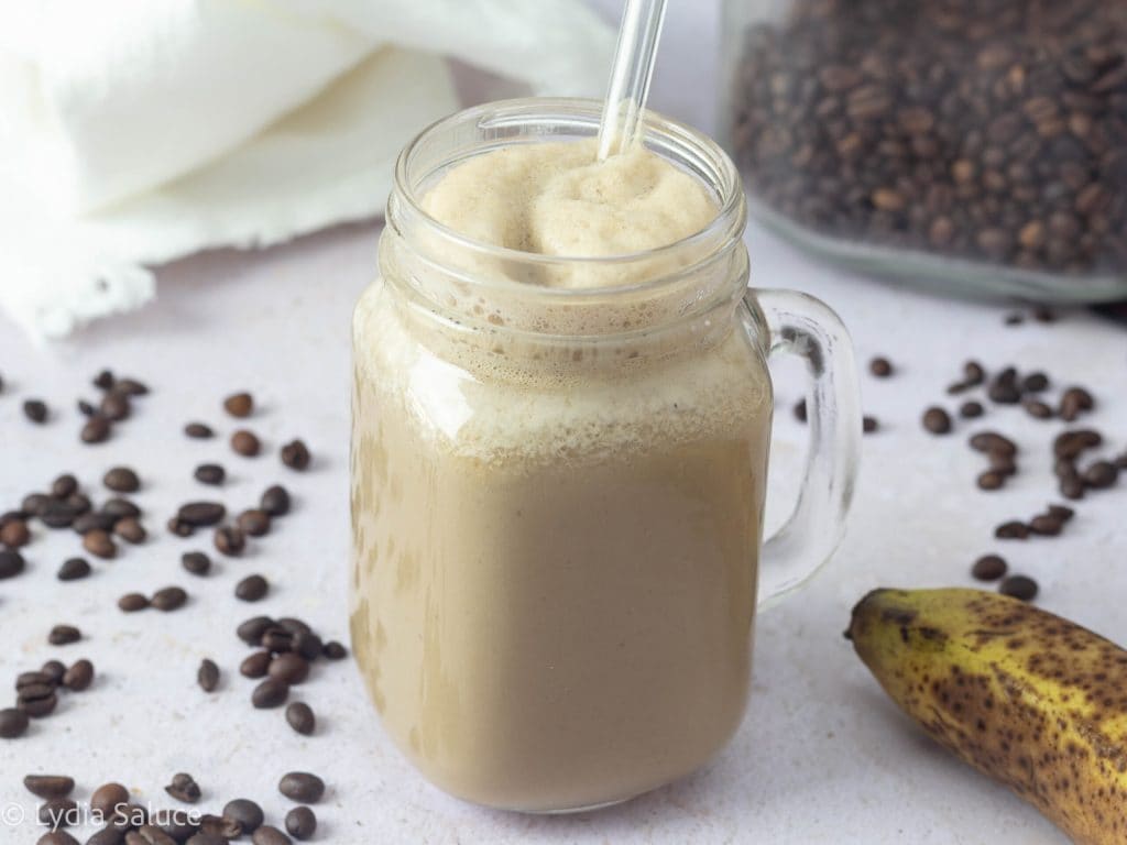 Smoothie au café et à la banane