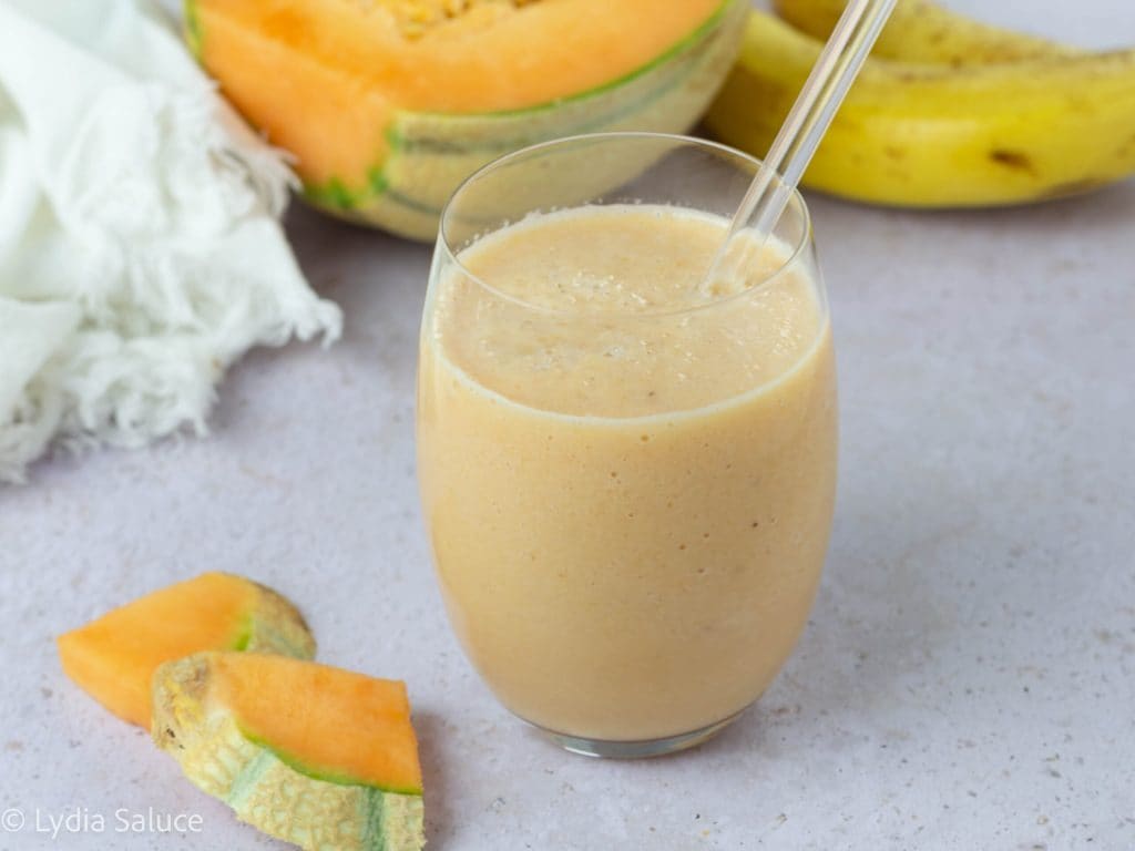 Smoothie au melon et banane