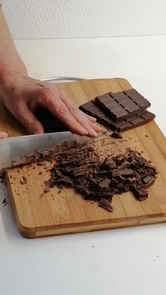 verres en chocolat